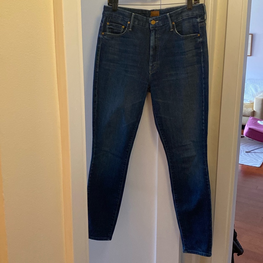 Mother high waisted killer jeans blue size 32